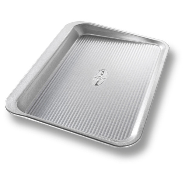 Chicago Metallic 20100 Cookie Sheet, 1/4 Size, 22 Gauge, Aluminized Steel
