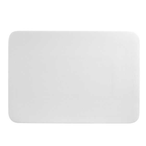 CAC SF-RT12 Sunrise Porcelain Platter, 12"L x 7-1/2"W x 1/2"H, Rectangular