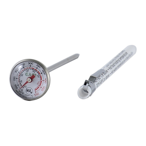 CAC FPMT-P3 Pocket Test Thermometer, 1" Dial, 50-550F