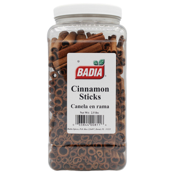 Badia Cinnamon Sticks, 2.5 lb
