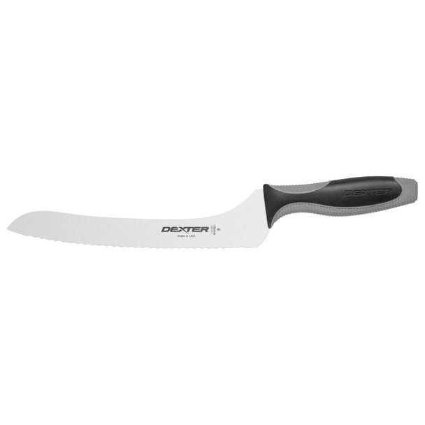 Dexter-Russell 29323 V-Lo 9" Scalloped Offset Bread and Sandwich Knife