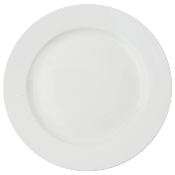 Yanco CA-110 Cambria Dinner Plate, 10.5", Porcelain, White (12/Case)