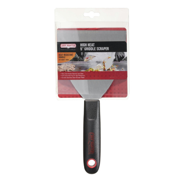 CHEFMASTER 90262 Griddle Scraper, high heat handle, 5"