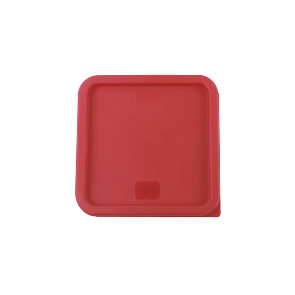CAC FSSQ-68CV-R Container Cover For 6 QT & 8 QT, Square, Red