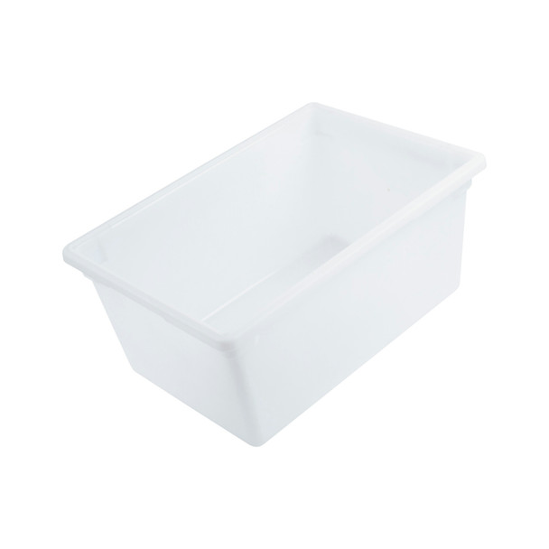 CAC FS4F-15W Food Storage Box, Full Size 18" x 26" x 15", White, 22 Gallon