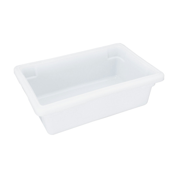 CAC FS4H-6W Food Storage Box, Half Size 12"x18"x6", White, 3.5 gallon