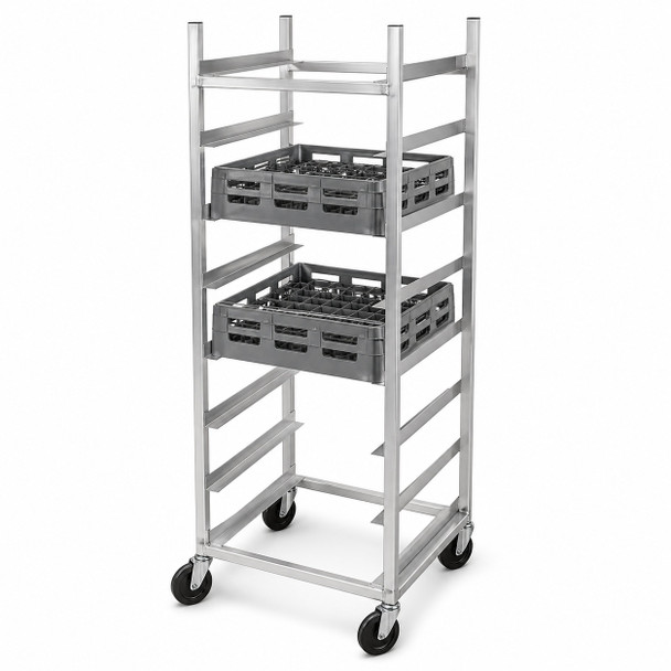 Channel GRR-8 Glass / Oval Tray Rack, Glass Rack, 24"W x 22"D x 70"H