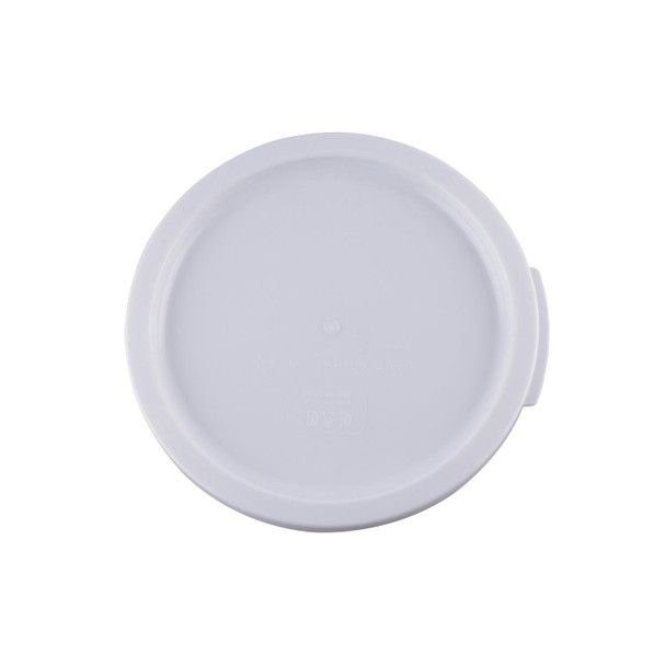 CAC FS3R-1282CV-W Container Cover, for 12 QT, 18 QT, 22 QT, Round, White
