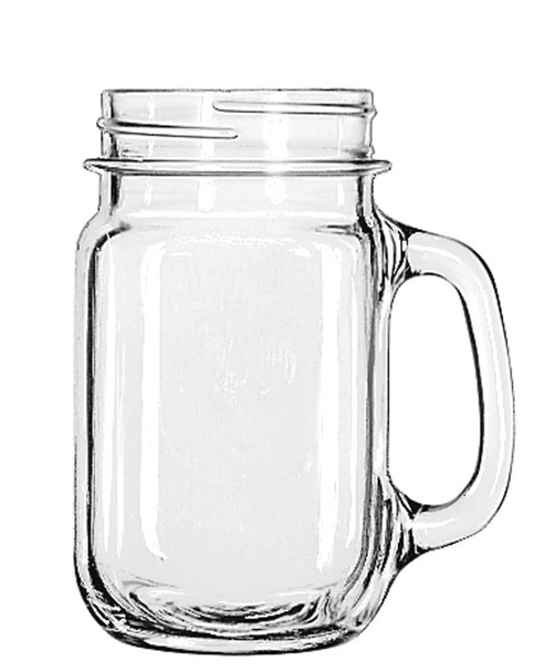 ONIS O-1005382 Drinking Jar Collection Beverage Glass, 4.2", 16.5oz, (6/Case)