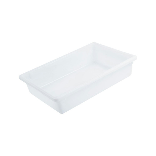 CAC FS4F-6W Food Storage Box, Full Size, 18"x26"x6", White, 9 Gallon