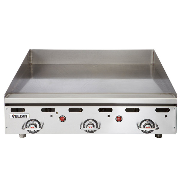 Vulcan MSA36-101 MSA Series Natural Gas Countertop Griddle - Heavy Duty, 81,000 BTU