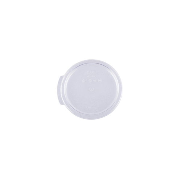 CAC FS1R-1CV-C Container Cover, for 1 QT, Round, Clear