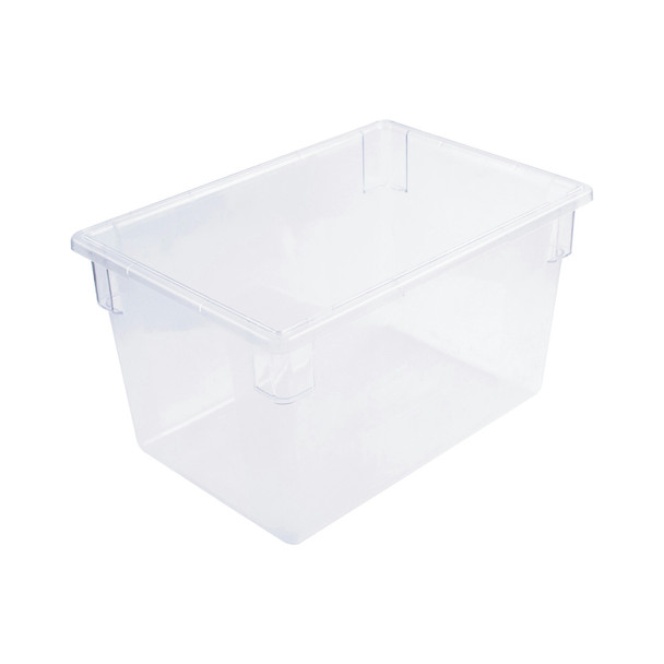 CAC FS1F-15C Food Storage Box, Full Size, 18"x26"x15", Clear