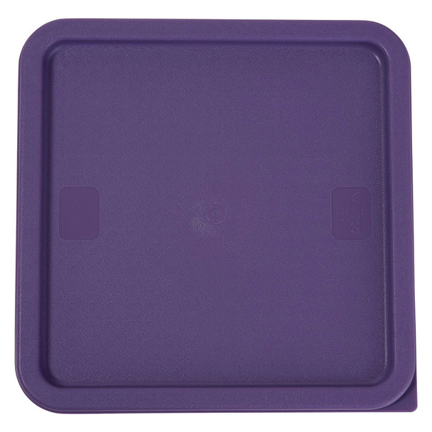 Winco PECC-128P Container Cover, Fits 12 & 18, 22 QT, Square, Purple