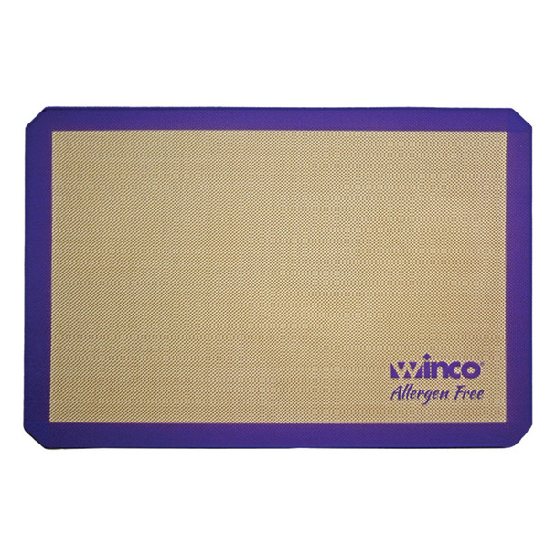 Winco SBS-16PP Baking Mat, Half Size, Allergen Free, Purple