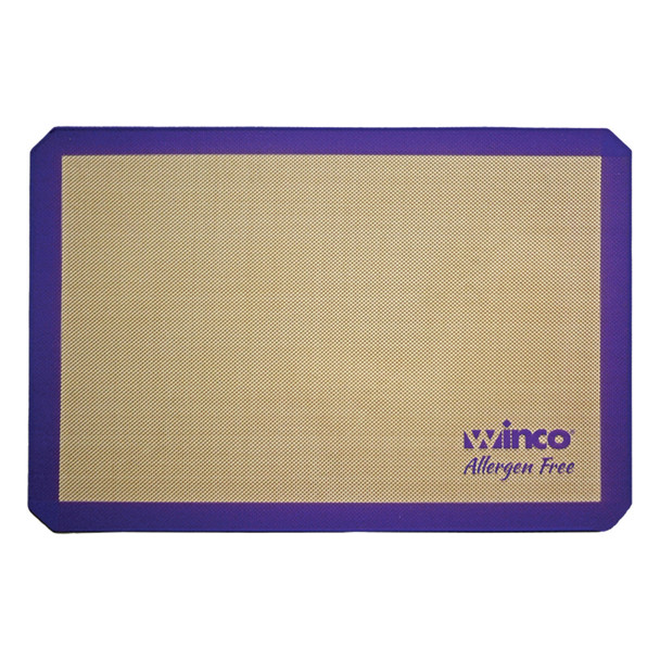 Winco SBS-24PP Baking Mat, Full Size, Allergen Free, Purple