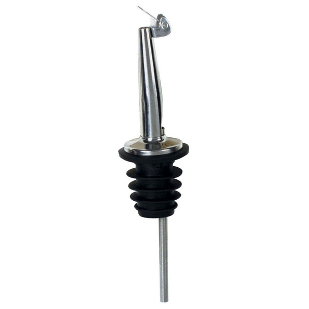 Winco PPM-4C Pourer Medium/Fast Flow, Hinged Cap (12/Pack)