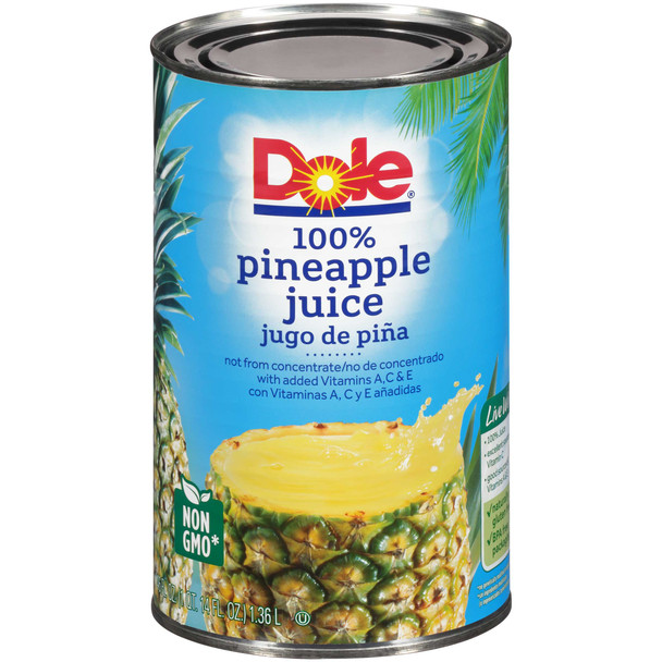 Dole Pineapple Juice, 46 Fluid Ounce