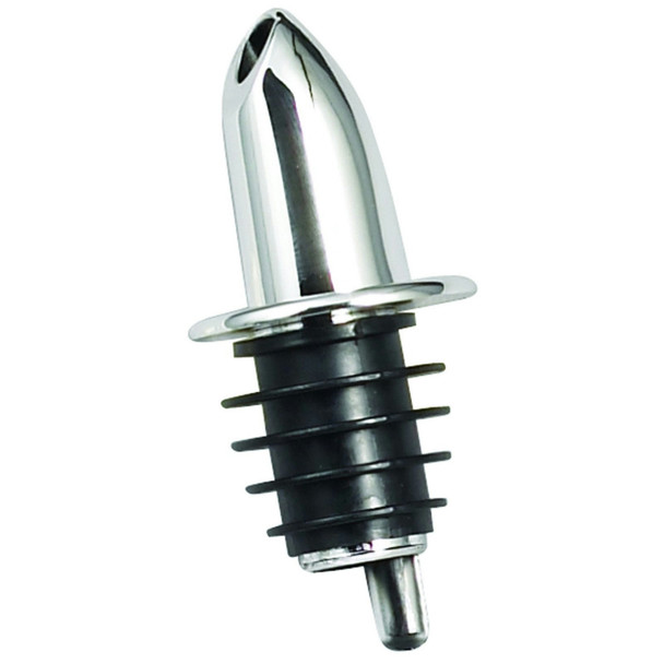 Winco PP-NC Liquor Pourer, Fast Flow, Poly Plastic Cork (12/Pack)