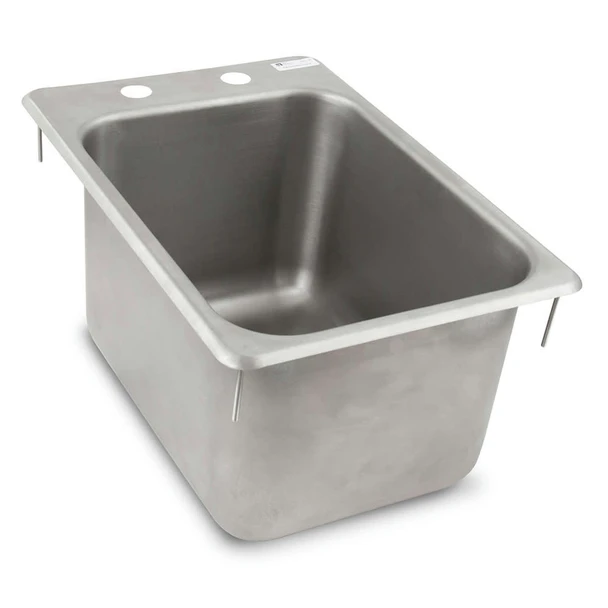 JOHN BOOS PB-DISINK101410-X Drop-In Sink, 1-compartment
