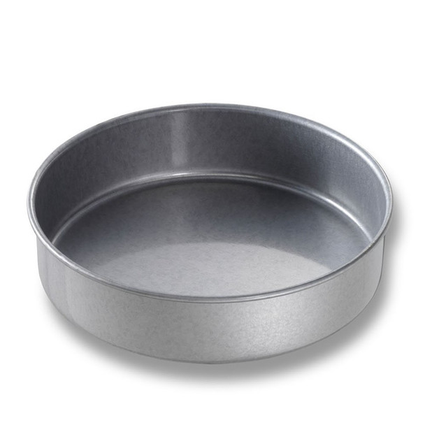 Chicago Metallic 48025 Cake Pan, 8", 26 gauge, Aluminized Steel, 2" deep