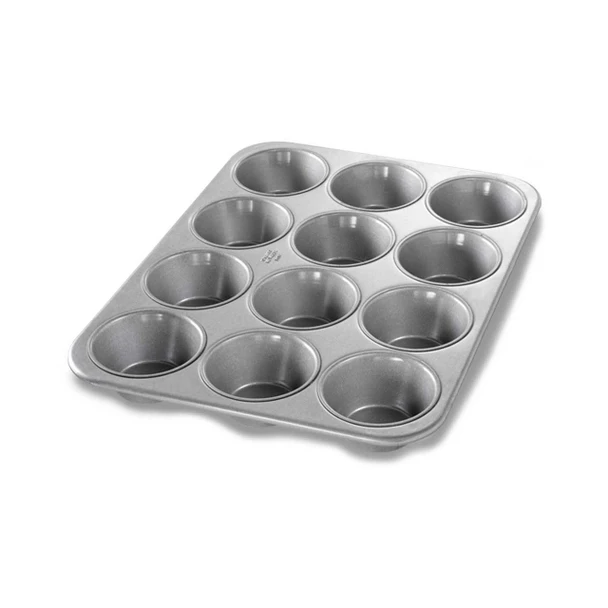 Chicago Metallic 43695 Pecan Roll/Large Muffin Pan, (12) 13-1/2"x17-7/8", 26 gauge