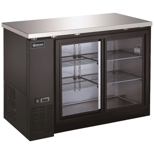 Omcan 51058 48"W Refrigerated Back Bar Cooler, 115V
