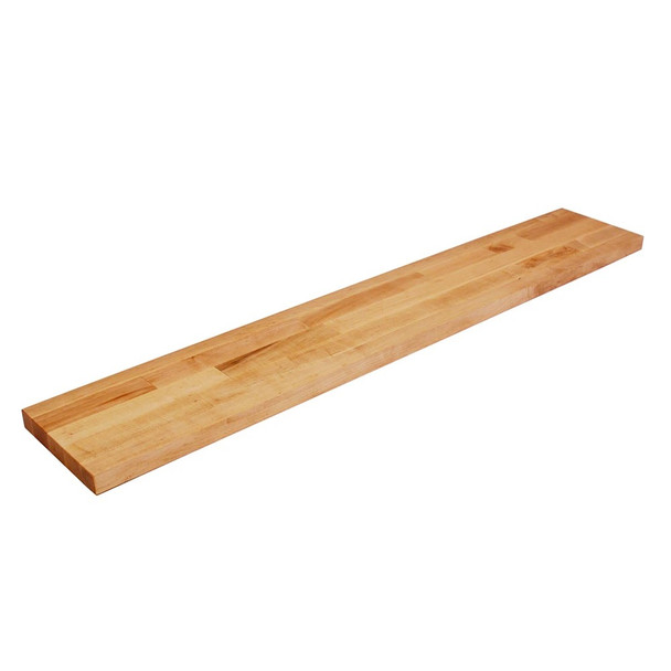 JOHN BOOS L044-O Steam Table Maple Board, 8"W x 60"L x 1-1/4"