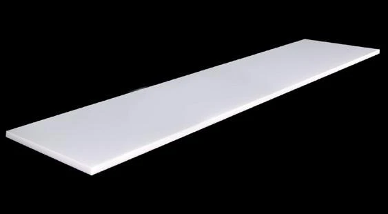 JOHN BOOS PL28 Steam Table Poly Board, 12" x 72" x 1/2", White