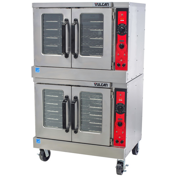 Vulcan VC55ED-240 25,000 Watt Electric Convection Oven, Double Deck, Solid State Controls (VC55ED-240) Vulcan VC55ED-240 25,000 Watt Electric Convection Oven, Double Deck, Solid State Controls (VC55ED-240)