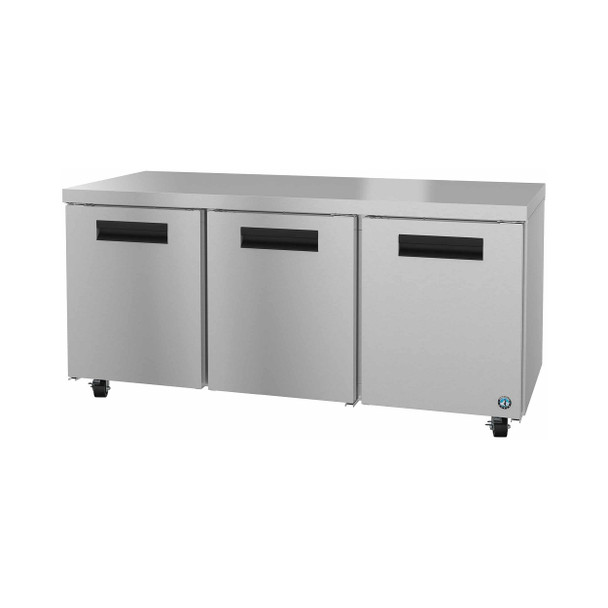 Hoshizaki UR72A Three Section Undercounter Refrigerator, Stainless Doors