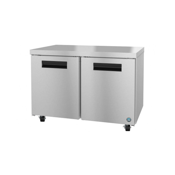 Hoshizaki UF48A Freezer, Two Section Undercounter, Stainless Doors