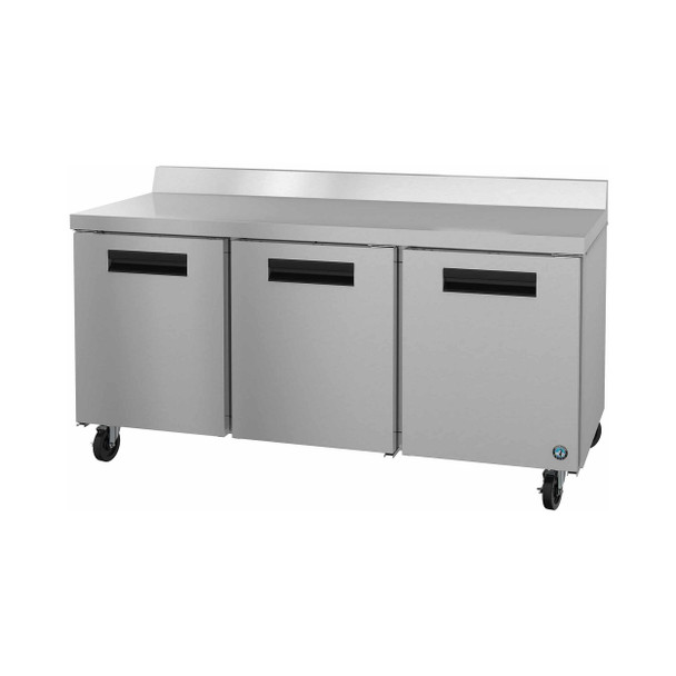 Hoshizaki WR72A Three Section Worktop Refrigerator, Stainless Doors