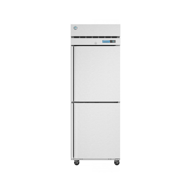 Hoshizaki F1A-HS Freezer, Single Section Upright, Half Stainless Doors with Lock