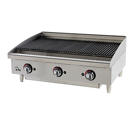 Star 6148RCBF 48" Star-Max Radiant & Lava Rock Gas Charbroiler