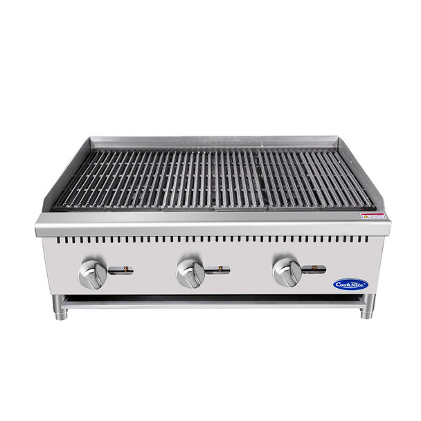 Atosa ATCB-36 Heavy Duty 36" Countertop Charbroiler Atosa ATCB-36 Heavy Duty 36" Countertop Charbroiler