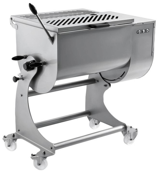 Omcan MM-IT-0120 Heavy-Duty Stainless Steel Meat Mixer with 120 kg. Capacity