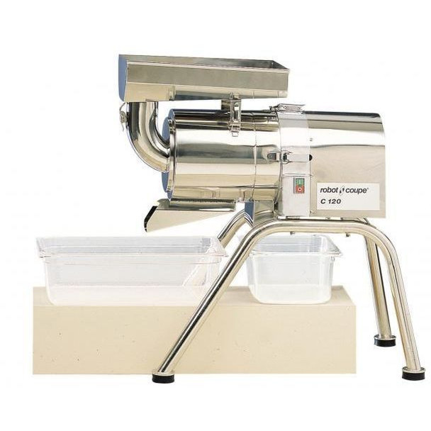 Robot Coupe C120A Stainless Steel Continuous Feed Floor Sieve / Juicer - 220V, 3 Phase Robot Coupe C120A Stainless Steel Continuous Feed Floor Sieve / Juicer - 220V, 3 Phase