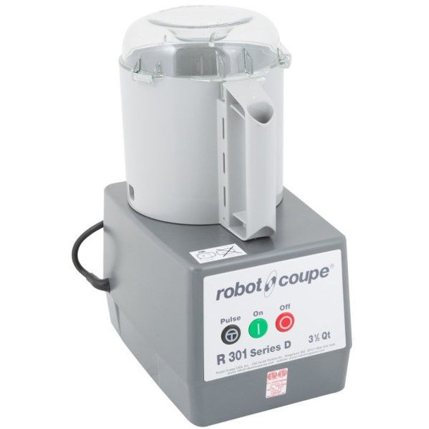 Robot Coupe R301B Food Processor with 3.5 Qt. Gray Bowl - 1.5 hp Robot Coupe R301B Food Processor with 3.5 Qt. Gray Bowl - 1.5 hp