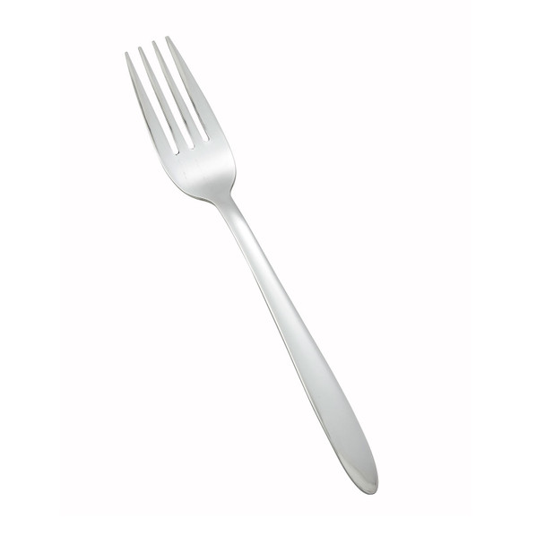 Winco 0019-05 Flute Dinner Fork, Heavyweight - 12/Box