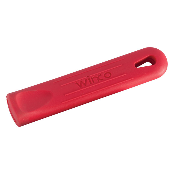 Winco AFP-3HR Removable Silicone Sleeve for Fry & Sauce Pans - Red, Fits AFP-14, ASP-10, AXST-5, -7