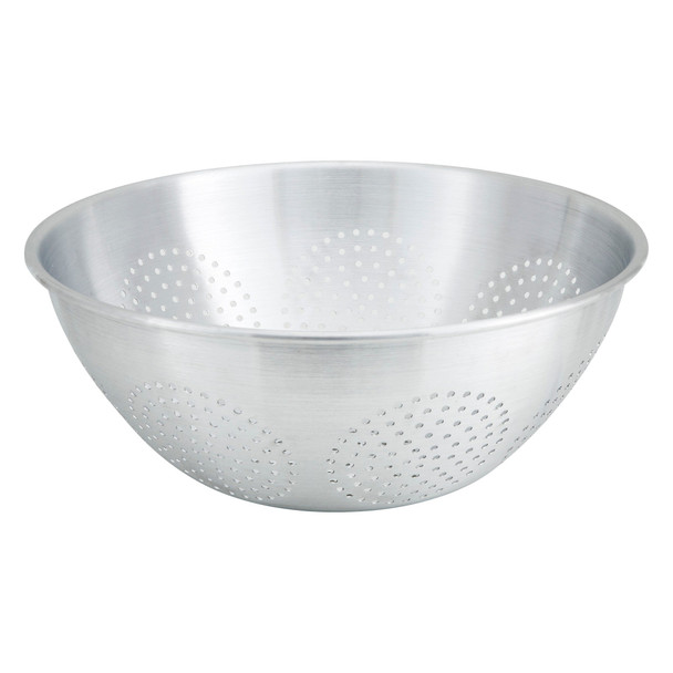 Winco ALO-16 Aluminum Colander - 16 Qt.