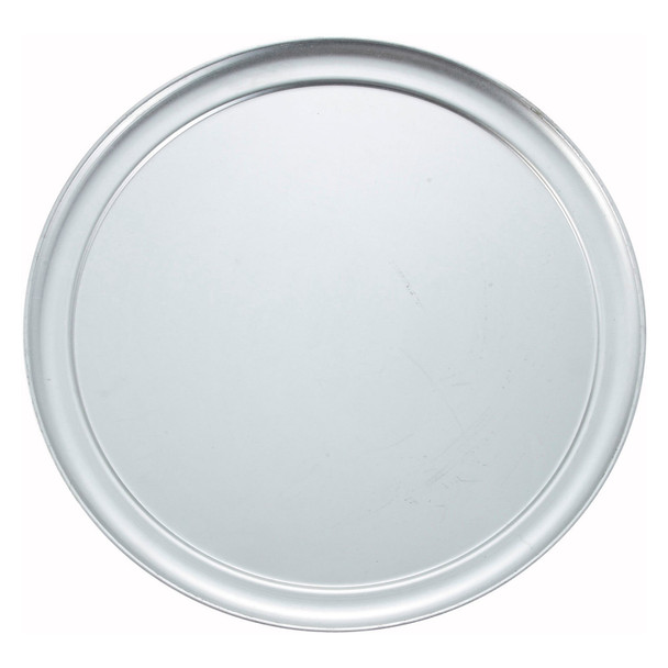 Winco APZT-16 16" Wide Rim Aluminum Pizza Pan