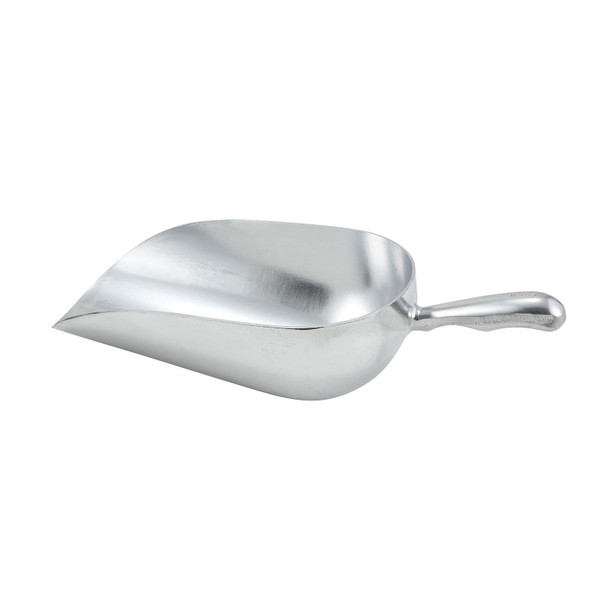 Winco AS-85 Aluminum Scoop - 85 oz.