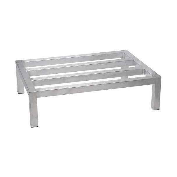Winco ASDR-1436 Aluminum Dunnage Rack, 36" x 14" x 8" - 900 lb. Capacity