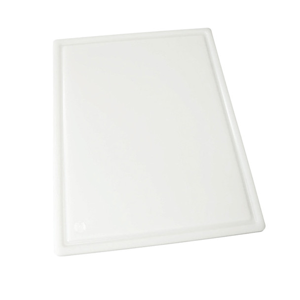 Winco CBI-1520 Grooved Cutting Board, 15" x 20" x 1/2" - White Winco CBI-1520 Grooved Cutting Board, 15" x 20" x 1/2" - White