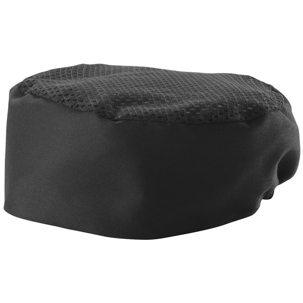 Winco CHPB-3BR Chef's Pillbox Hat, Black, Elastic Back, Regular Size Winco CHPB-3BR Chef's Pillbox Hat, Black, Elastic Back, Regular Size