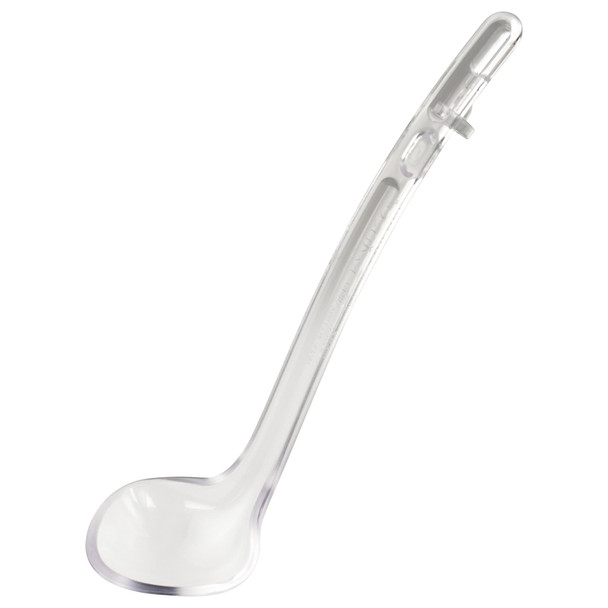 Winco CVLD-8C 3/4 oz. Clear Plain Handle Serving Ladle