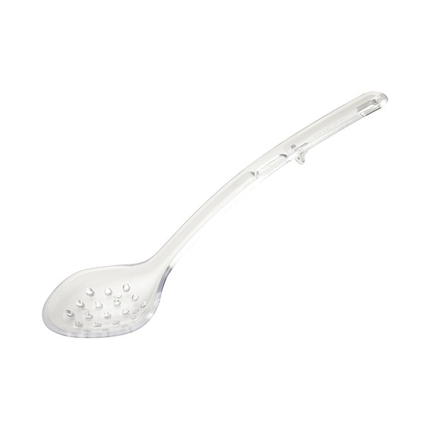 Winco CVPS-13C Serving Spoon, 13", Perforated, Clear, Polycarbonate