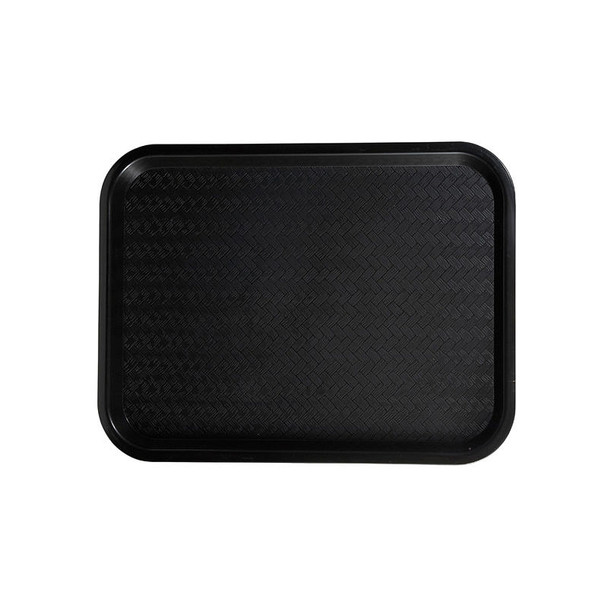 Winco FFT-1418K 14" x 18" Black Plastic Fast Food Tray Winco FFT-1418K 14" x 18" Black Plastic Fast Food Tray